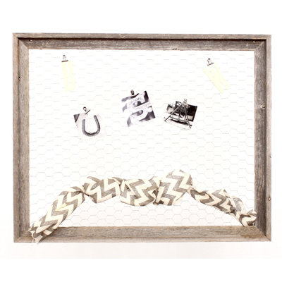 Tableau d’affichage mural en fils de poulet