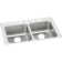 Lustertone 29" L x 18" W Double Basin Drop-In Kitchen Sink