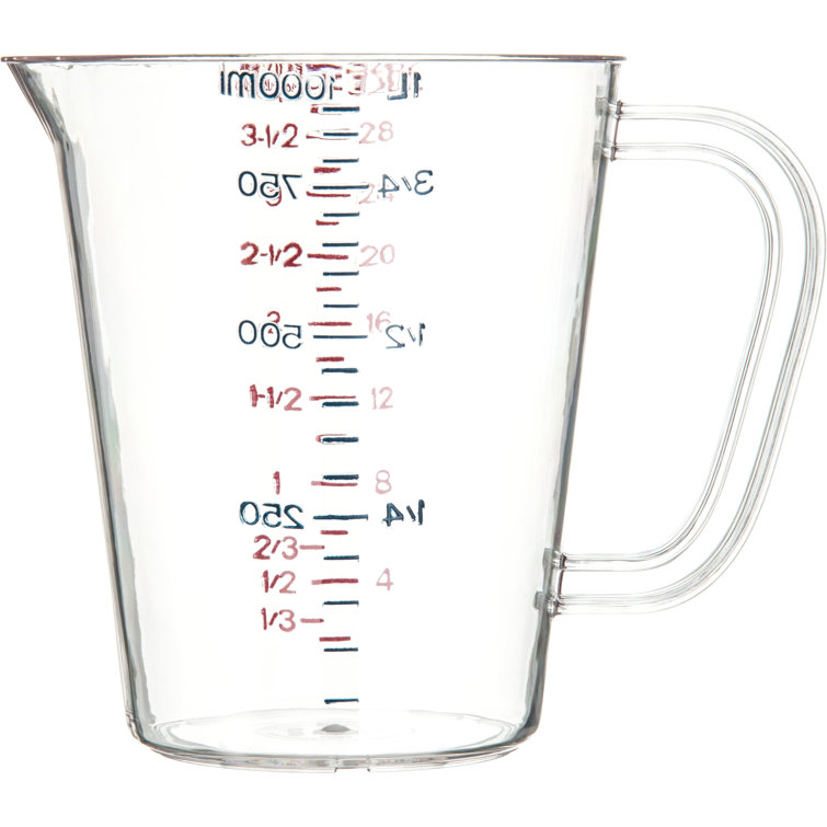 Carlisle Food Service Products Plastic Liquid Measuring Cups