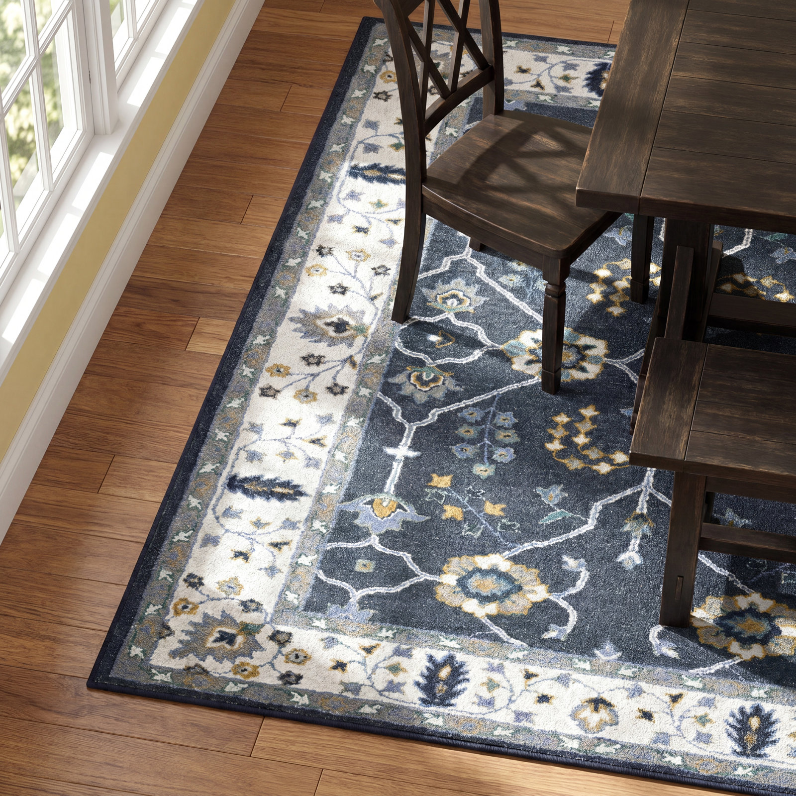 Bernard Handmade Wool Rug, Rectangle 7'9" x 9'9"
