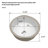 Ceramic Round Undermount Bathroom Sink With Overflow