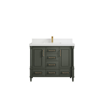 Aberdeen 42'' Single Bathroom Vanity with Top