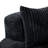 Ivona Upholstered Boneless 50" Round Corduroy Lazy Sofa, No Assembly Required-1153382717