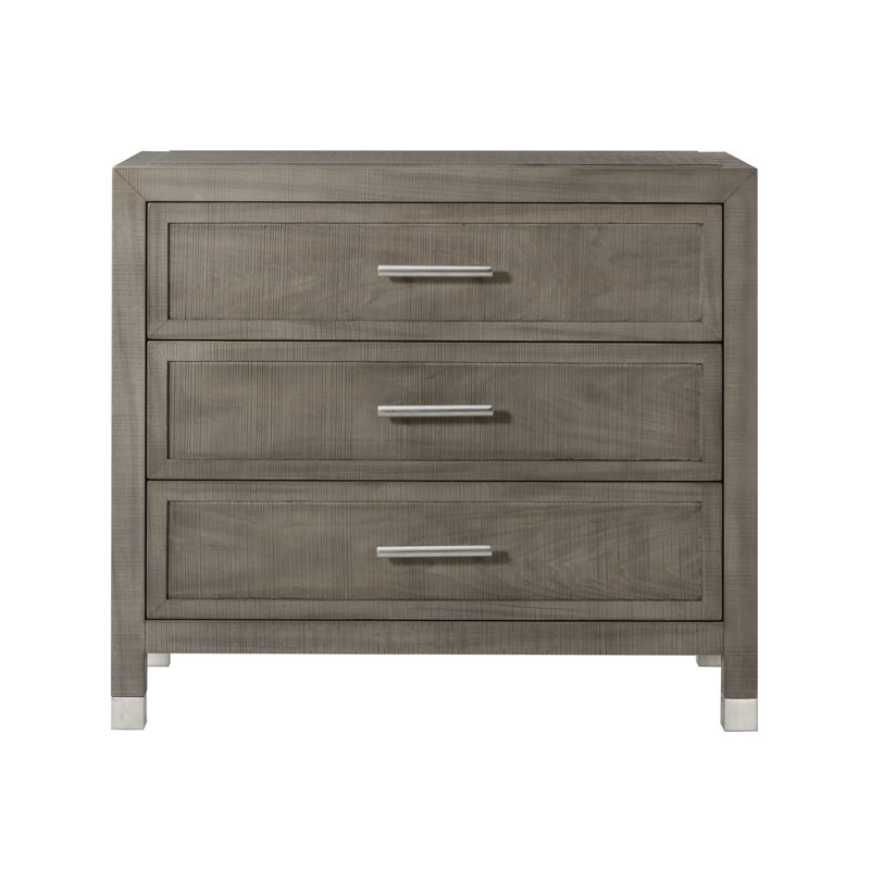 Raffles 3 - Drawer Solid Wood Nightstand