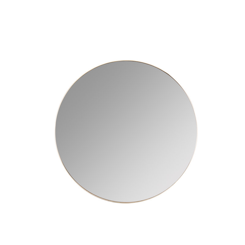 Franco Round Mirror, 30" x 30", Gold