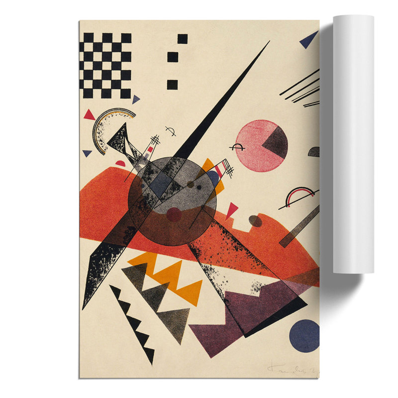 Composition by Wassily Kandinsky - Frameless Print, 59cm H x 42cm W x 0.1cm D