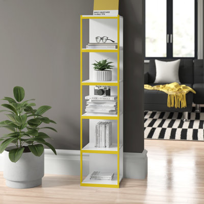 Brissette 180cm H x 33.7cm W Corner Bookcase