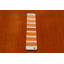 Tapis orange Kashkuli Gabbeh 8 pi 1 po x 8 pi 1 po