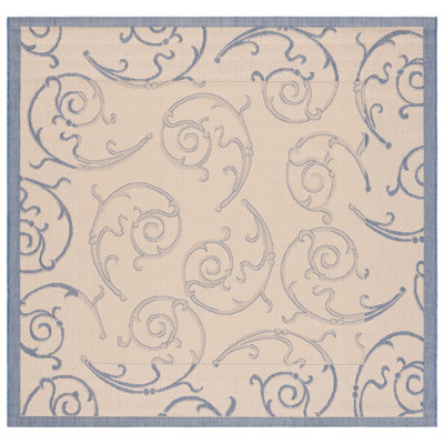 Tapis d'intérieur / extérieur floral Amaad Performance