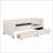 Twin Size Velvet Upholstered Daybed with Ergonomic Backrest &amp; 2 Drawers, Beige - No Box Spring Needed