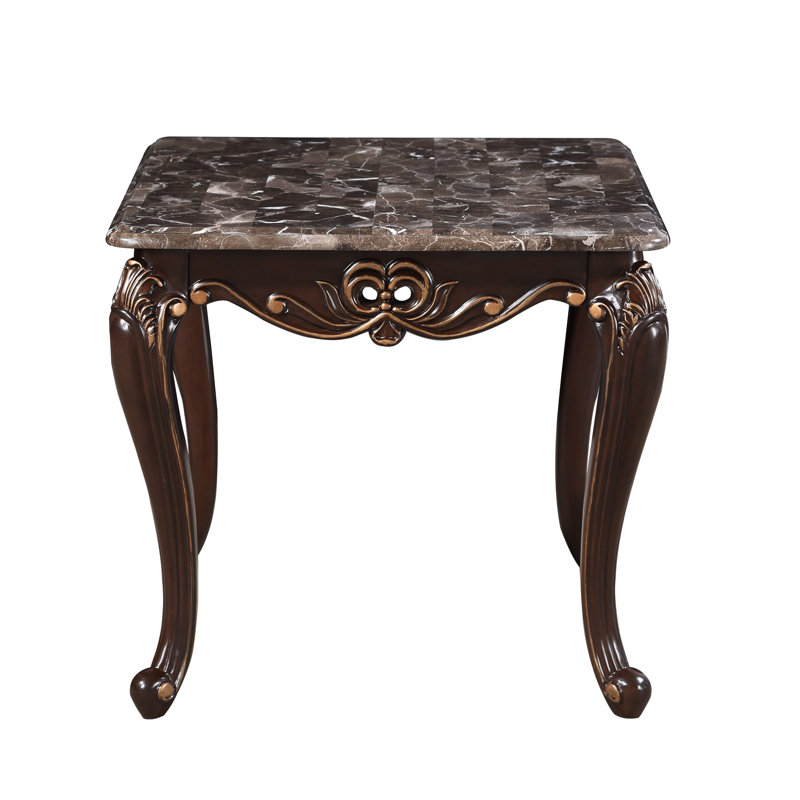 Cona Marble Top End Table