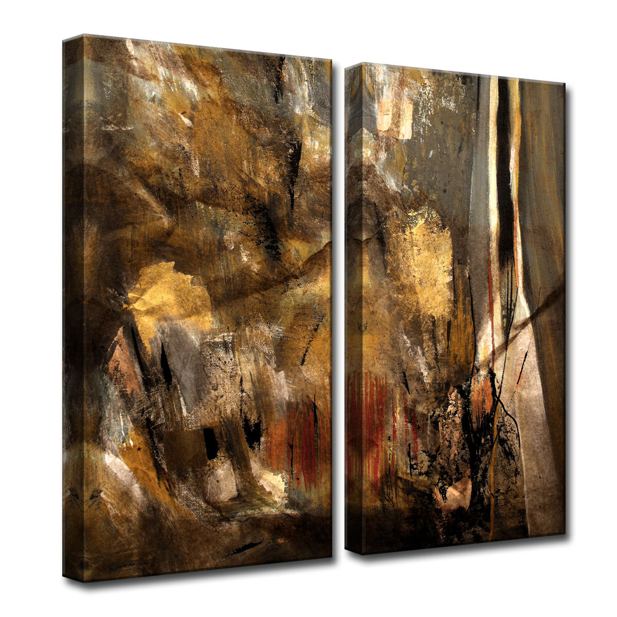 earth tone abstract art