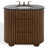 Izza Rosalisa 36" Single Sink Bathroom Vanity with Marble Countertop-2140587471