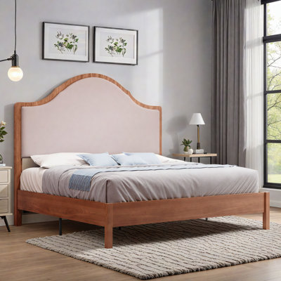 Farmhouse Solid Wood Bed Frame
