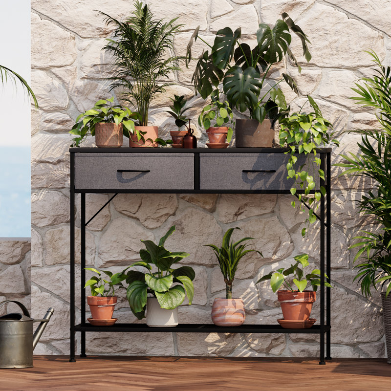 Console Table, Deep Grey