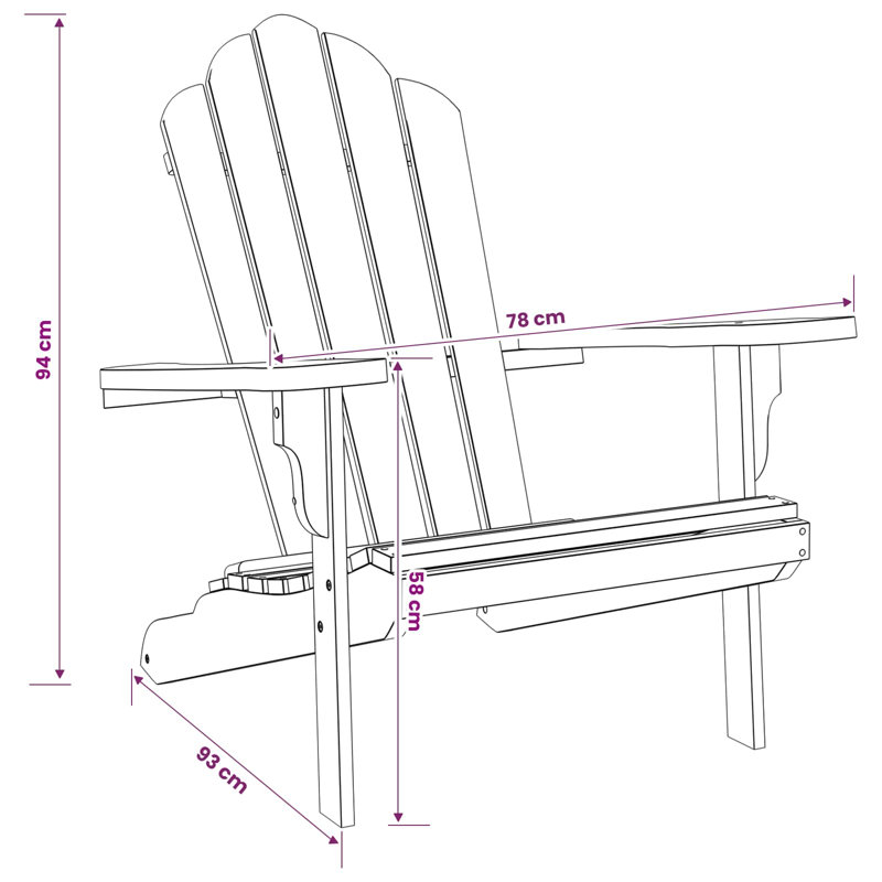 Outdoor Adirondack Chair