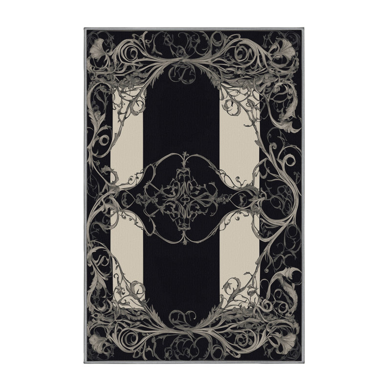 Tapis Veil Of Night, Rectangle de 5 pi x 8 pi