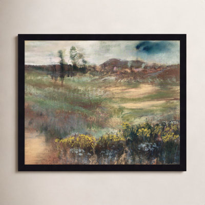 Edgar Degas's Landscape With Smokestacks Print