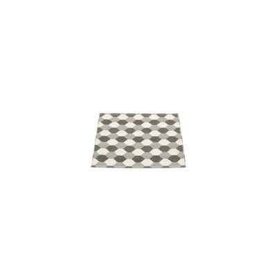 Dana Geometric Area Rug in Gray/Charcoal/Vanilla