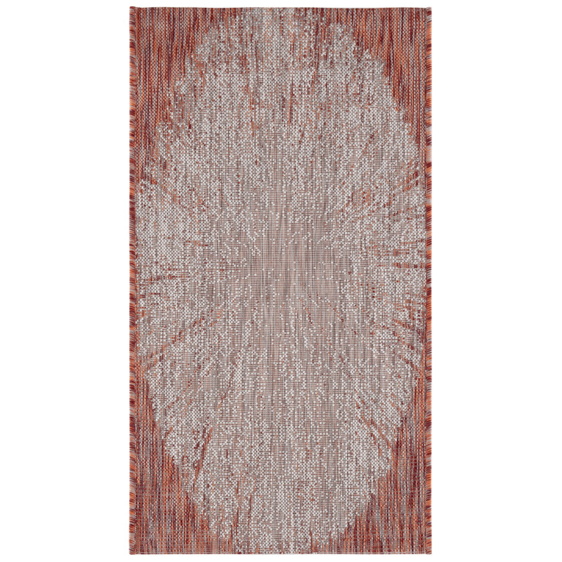 Damin Performance Abstract Indoor/Outdoor Area Rug, Rectangle 2' x 3'7"