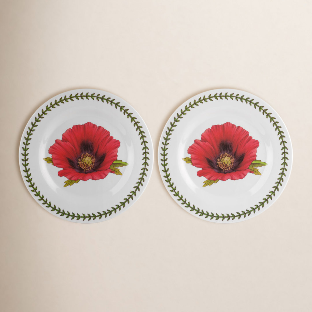 Portmeirion Botanic Garden S/4 Melamine Salad Plates 8" Portmeirion