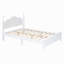 Structure de lit plateforme en bois, lit plateforme de style rétro avec support en lattes de bois-953662894-953662892