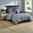 Luxurious Jacquard Bedding Sets, Polyester Comfort, Elegant Damask Design