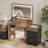Makeup Vanity Table With Led Mirror, 5 Drawers, Power Outlets & Jewelry Organizer, Small Vanity Desk For Apartment, Bedroom