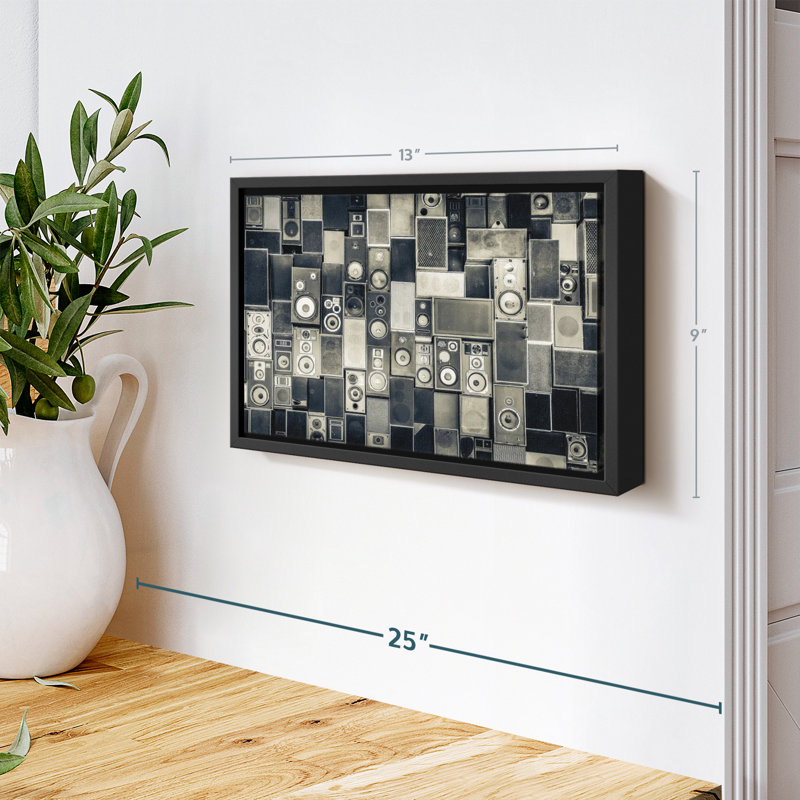 Reproduction sur toile monochrome, H 9 po x l 13 po