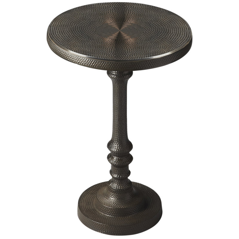 Tanya Metal Pedestal Side Table