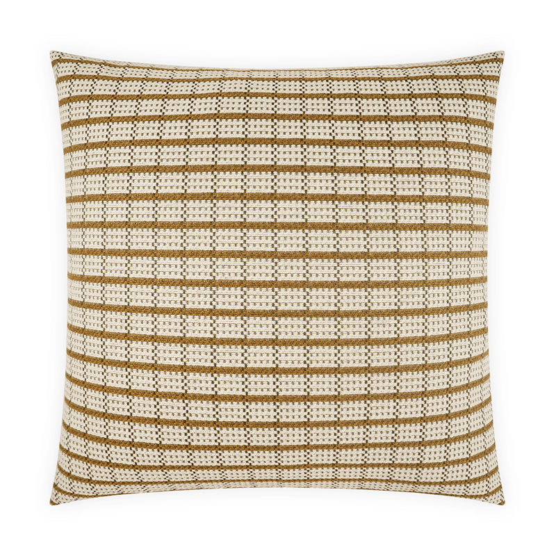 Grazino Square Pillow Cover & Insert, Sisal, Square 22"