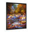Fall River Lines with Stones in Forest - Peinture sur toile-67443005-67443010