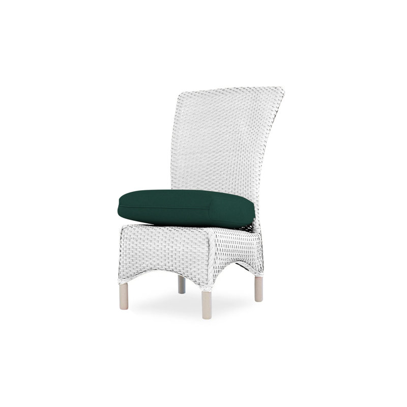 Mandalay Outdoor Dining Armchair, White, Demo Oatmeal