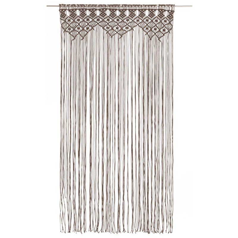 Laster Sheer Curtain Single Panel, Taupe