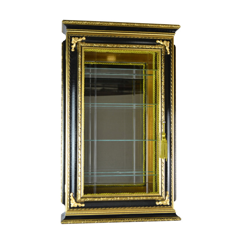 Vitrine avec tablettes en verre