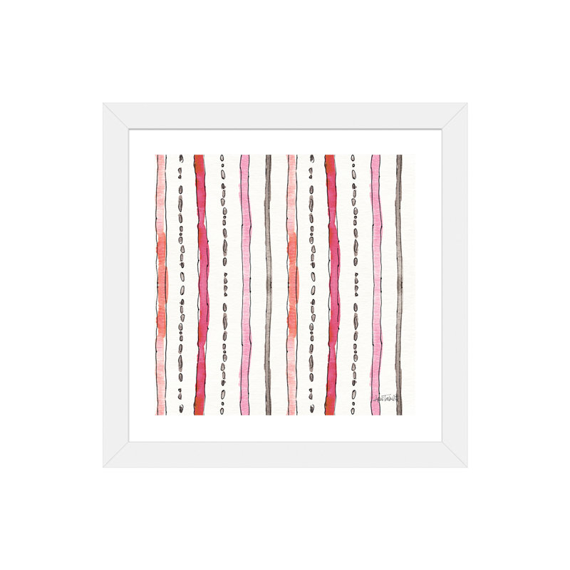 Art sur motif chic accents vi, Papier avec cadre blanc, H 16 po x l 16 po x P 1 po
