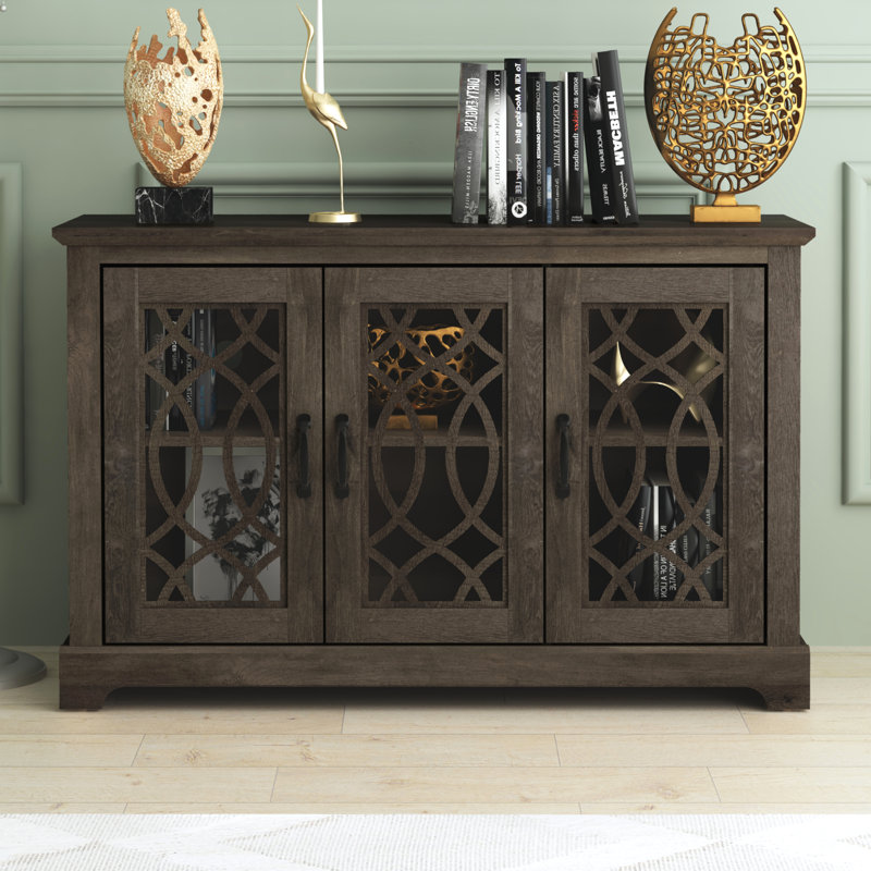 Buffet Eleana de 45,7 po de largeur, Chêne cendré