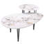 Logenita 2 - Piece Marble Top Living Room Table Set