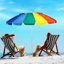 Goldia 220cm Beach Parasol