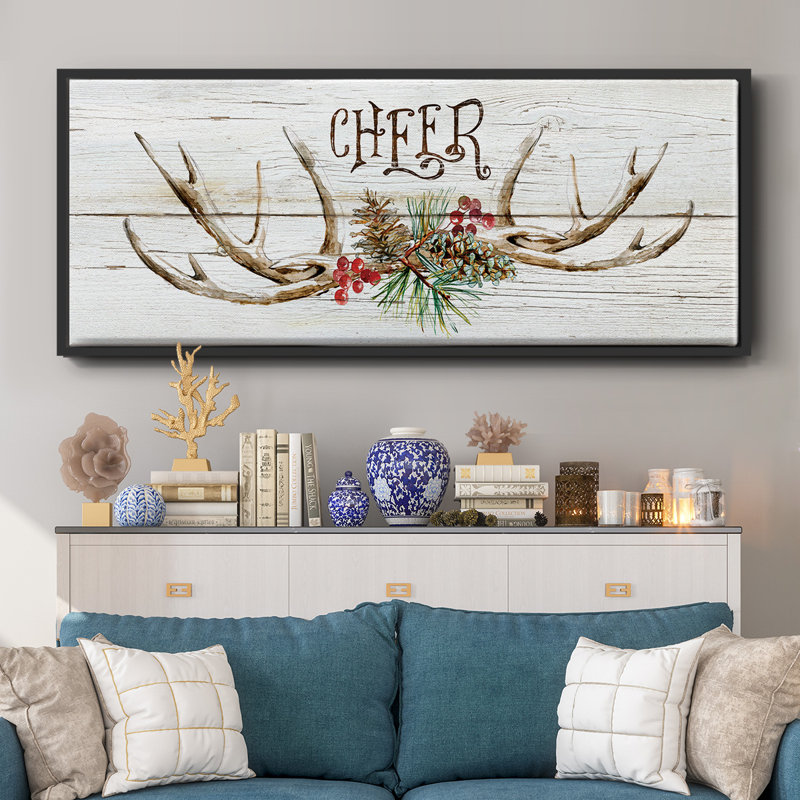 Rustic Cheer - toile encadrée