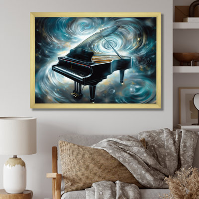 «Piano Abstract II», reproduction sur toile