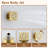 3 Functions 12 Inch Ceiling Mounted Thermostatic Shower System with 6 Body Jets-88315798
