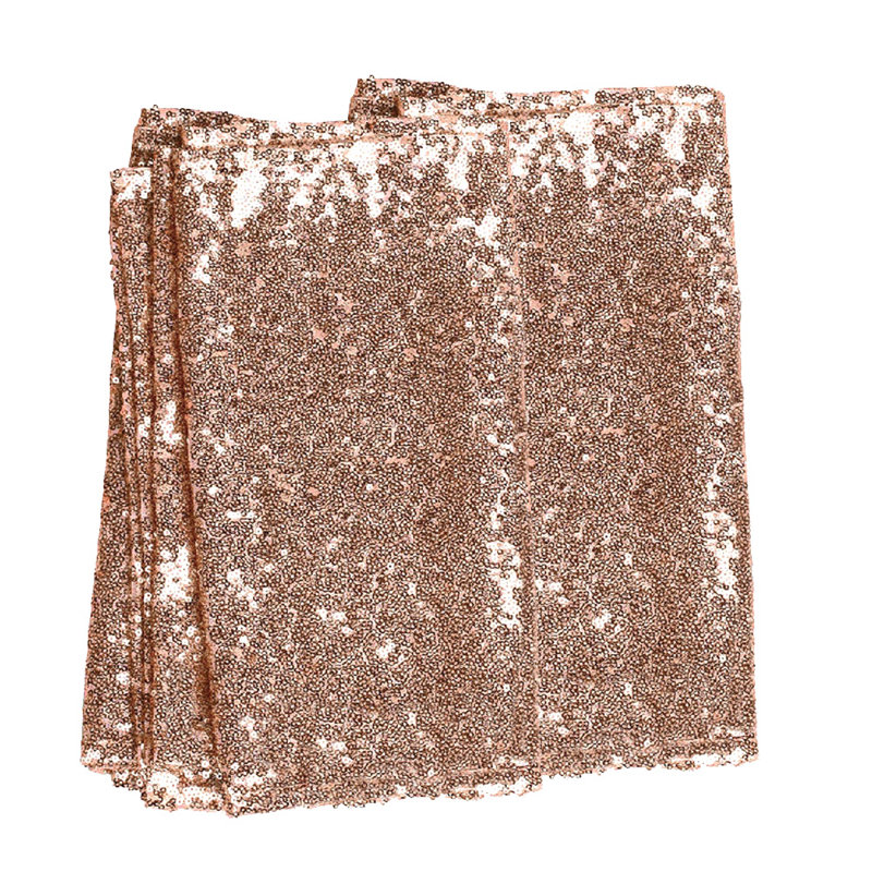 Nappe en plastique à paillettes jetables, Champagne
