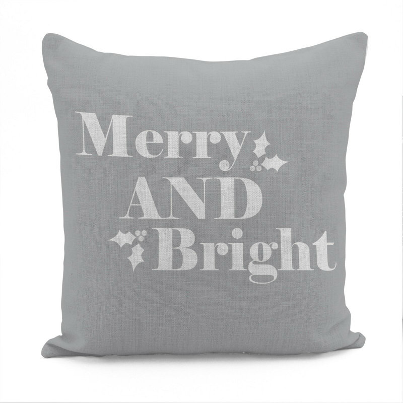 Abston Square Cushion Cover, Grey