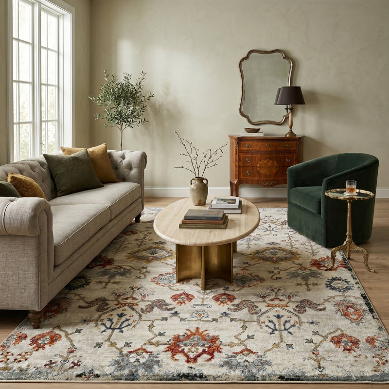Tapis d'intérieur durable Dovetta, Rectangle 2 pi x 3 pi