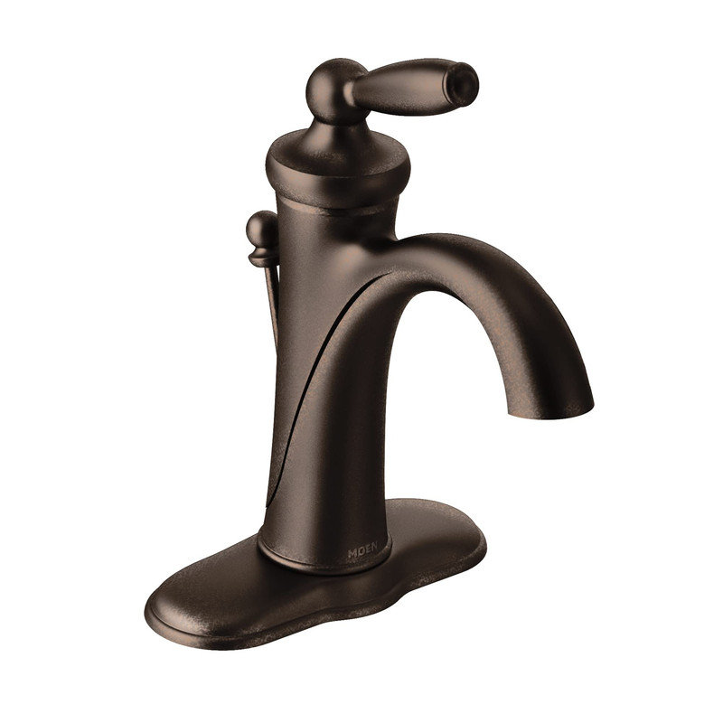 Brantford Single Hole Bathroom Faucet with Drain Assembly, Oil Rubbed Bronze