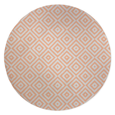 Ikat Eye Non-Slip Outdoor Rug