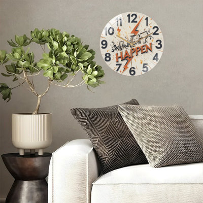 Horloge murale de 12 po