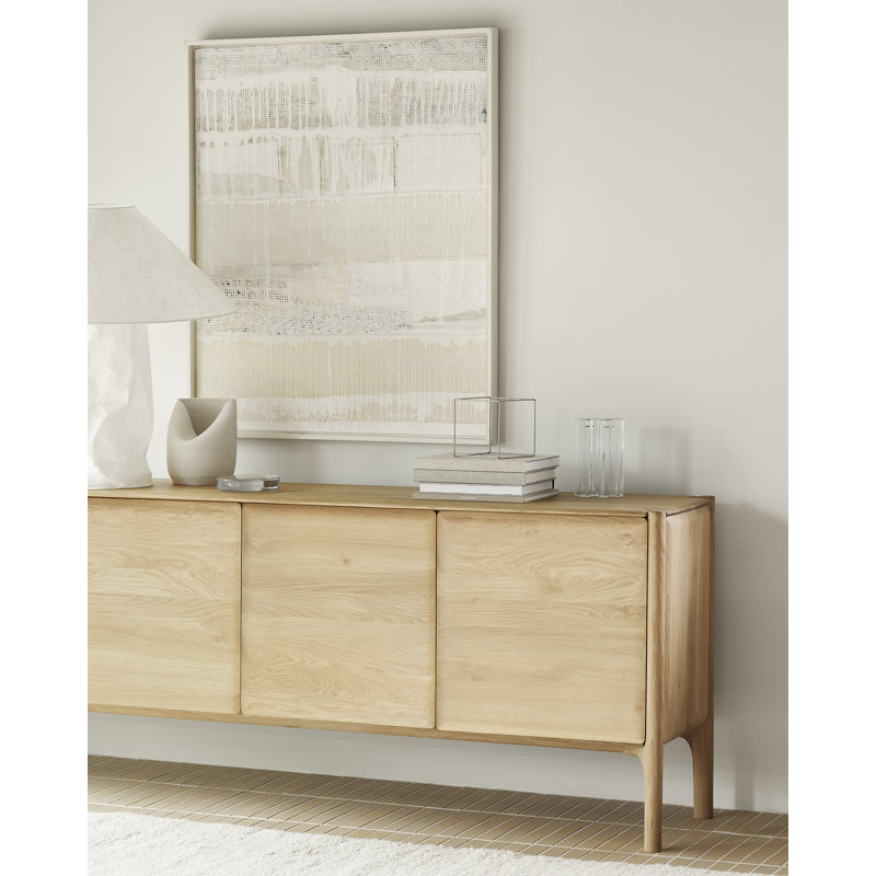Pi 91'' W Solid Wood Sideboard, Natural