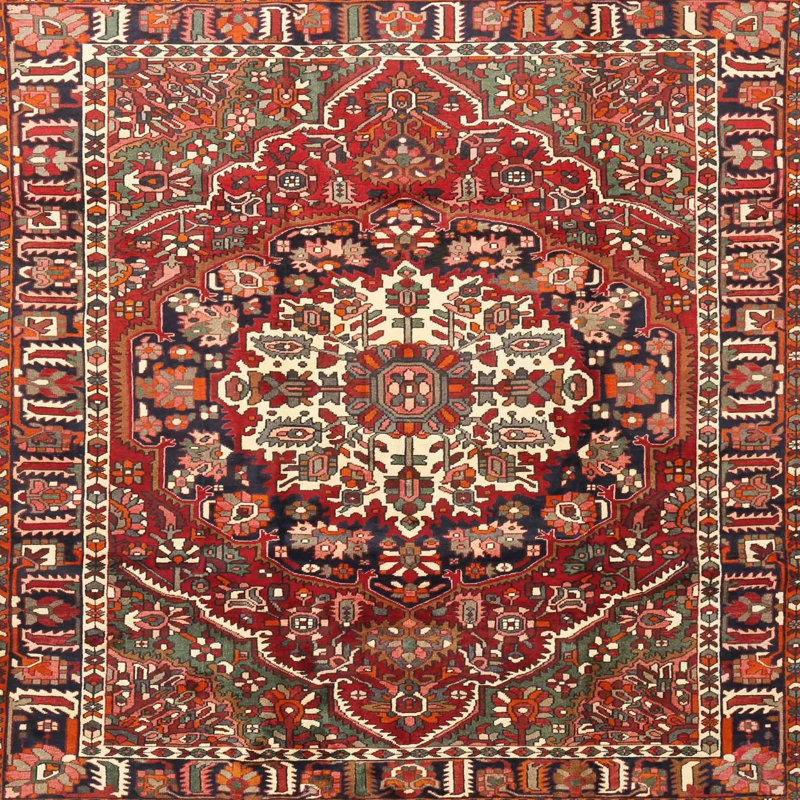 Oriental Indoor Rug, Square 5'
